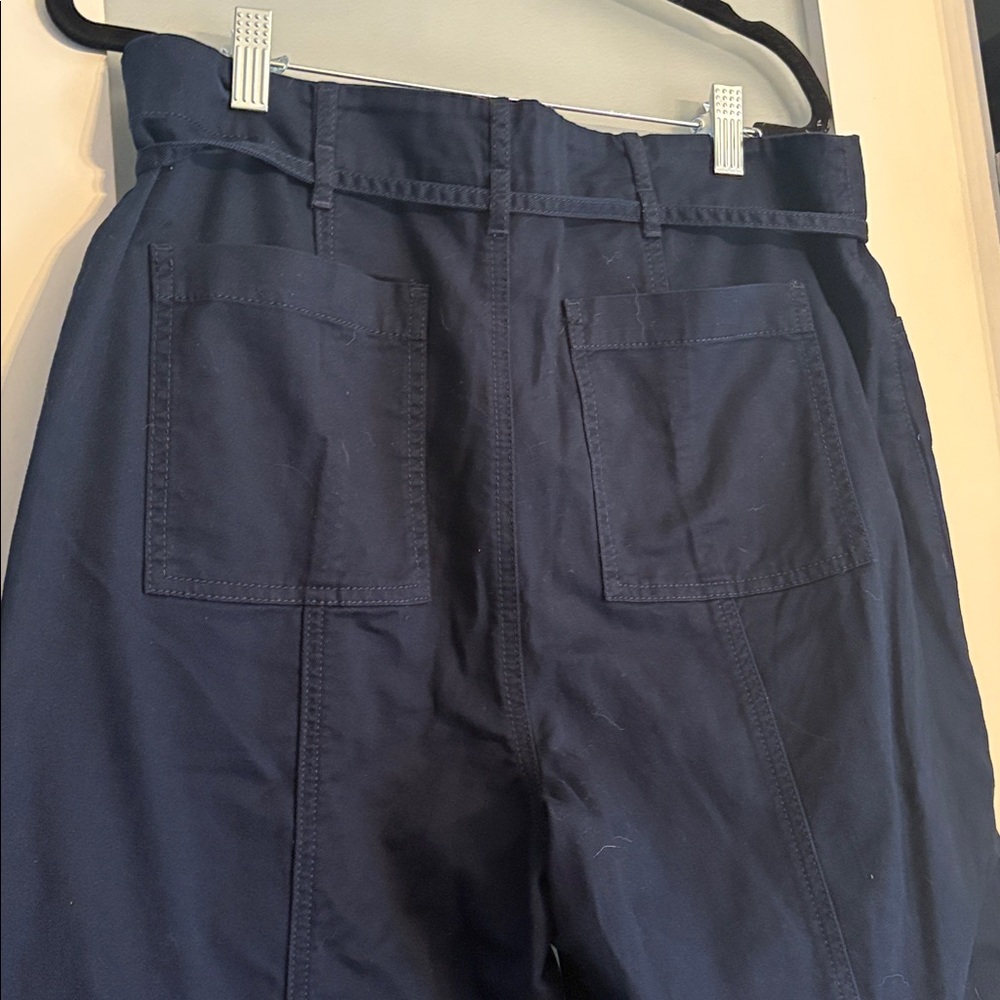 Loft wide leg cargo trouser pants business casual relaxed streetwear academia - Picture 7 of 9